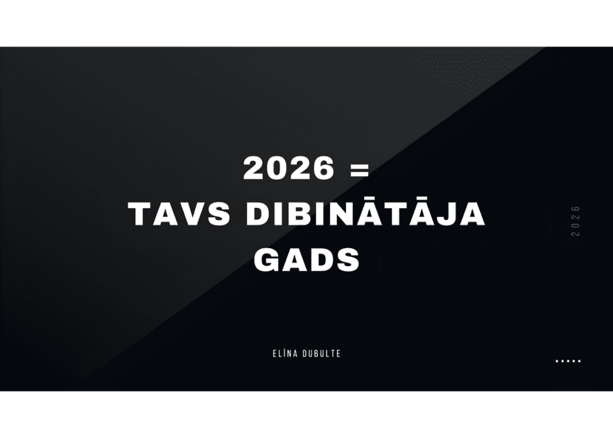 Digitāls produkts - 2026 = Tavs dibinātāja gads